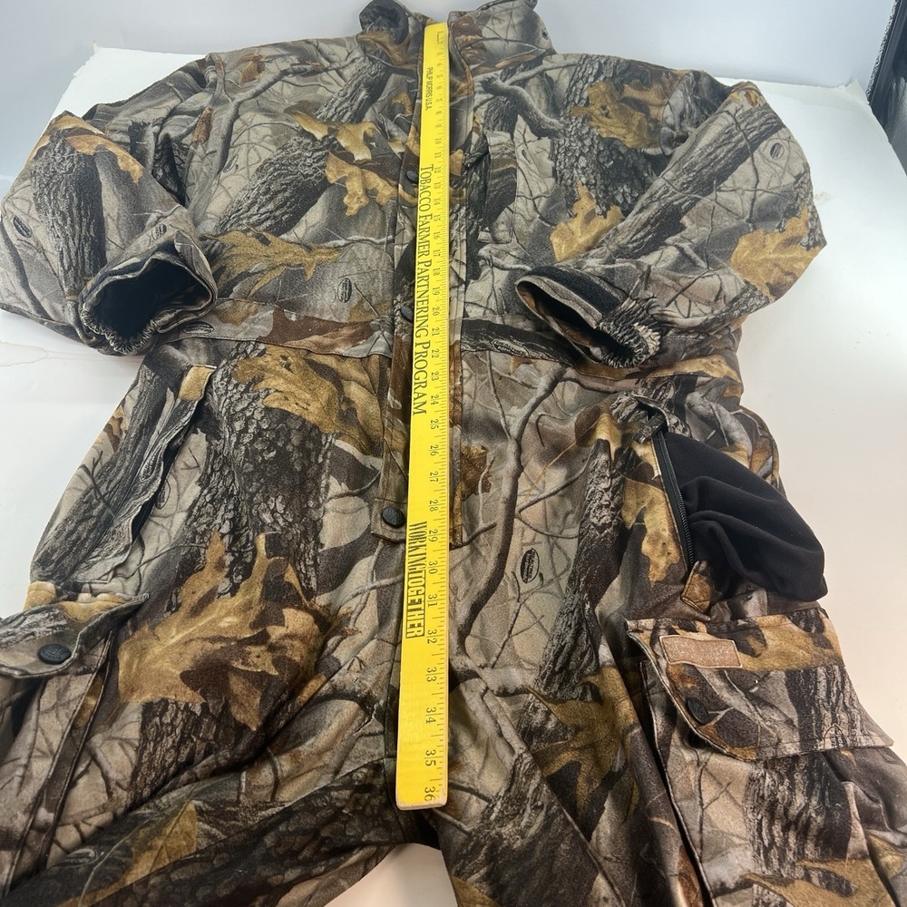 Cabelas Herters Men's Size M Coveralls Realtree Camo Insulated Hunting Jumpsuit - Picture 6 of 16